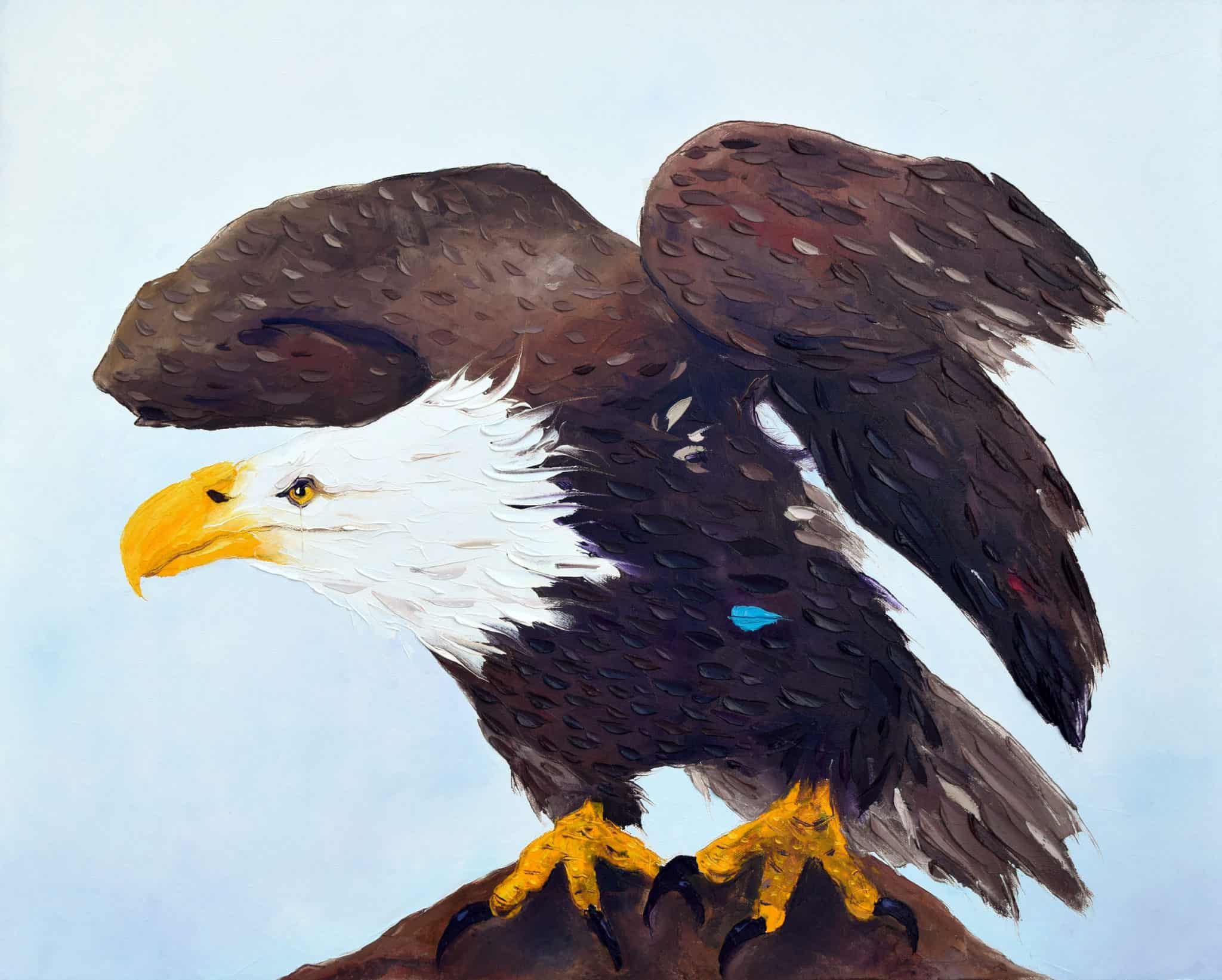 Solitary Bird. Oil on Canvas. 24"X30". NFS Solitary Bird. Oil on Canvas. 24"X30". NFS