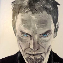 Sting. Oil painting 30