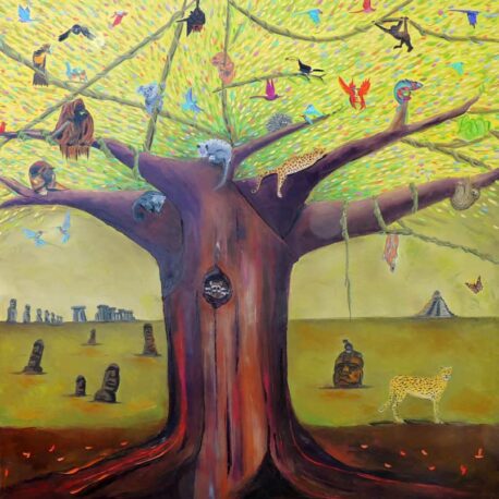 The Timeless Tree. Oil. 48"X48". Available.