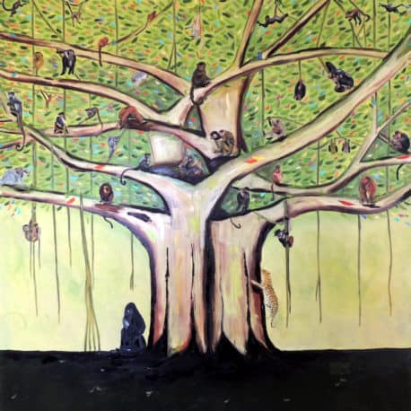 Family Tree. Oil. 48"X48". Available.