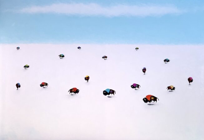 Winter Dancers. Oil. 36"X48". Available.