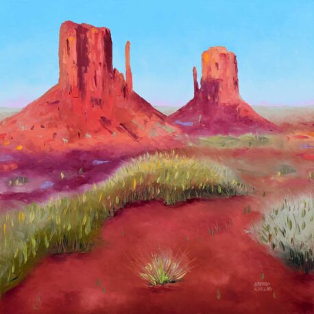 Monument Valley Beauty. Oil. 24"X24"