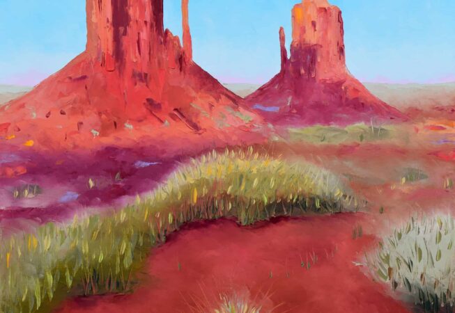 Monument Valley Beauty. Oil. 24"X24"